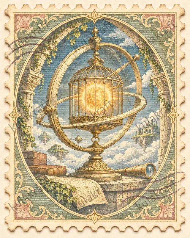 Impossible World Stamp Art Prints