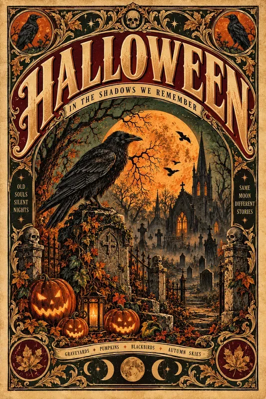 Halloween Vintage Poster Generator