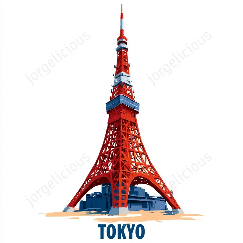 Clean Landmark Travel Stickers