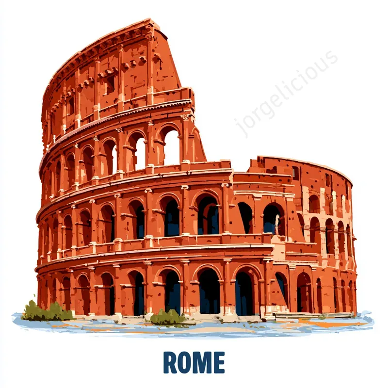 Clean Landmark Travel Stickers