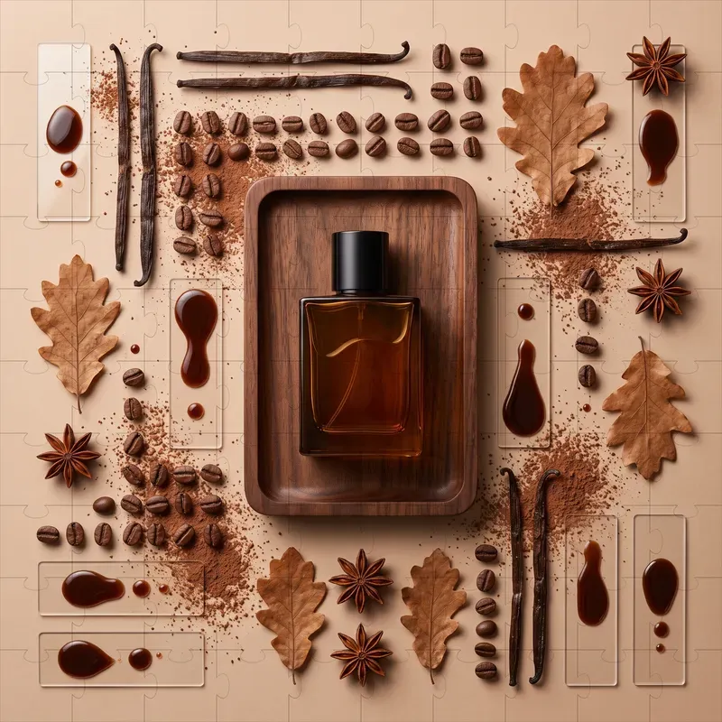 Autumn Mocha Deconstructed Flat Lays