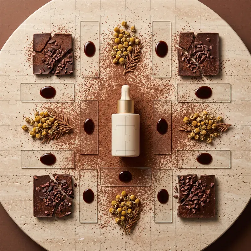 Autumn Mocha Deconstructed Flat Lays