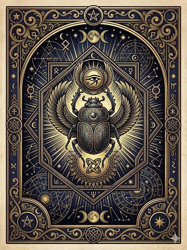 Vintage Occult Tarot Engravings