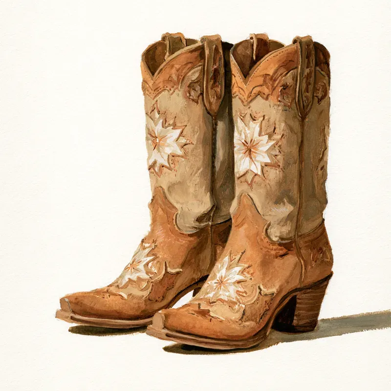 Rustic Cowgirl Ranch Accessories Clipart