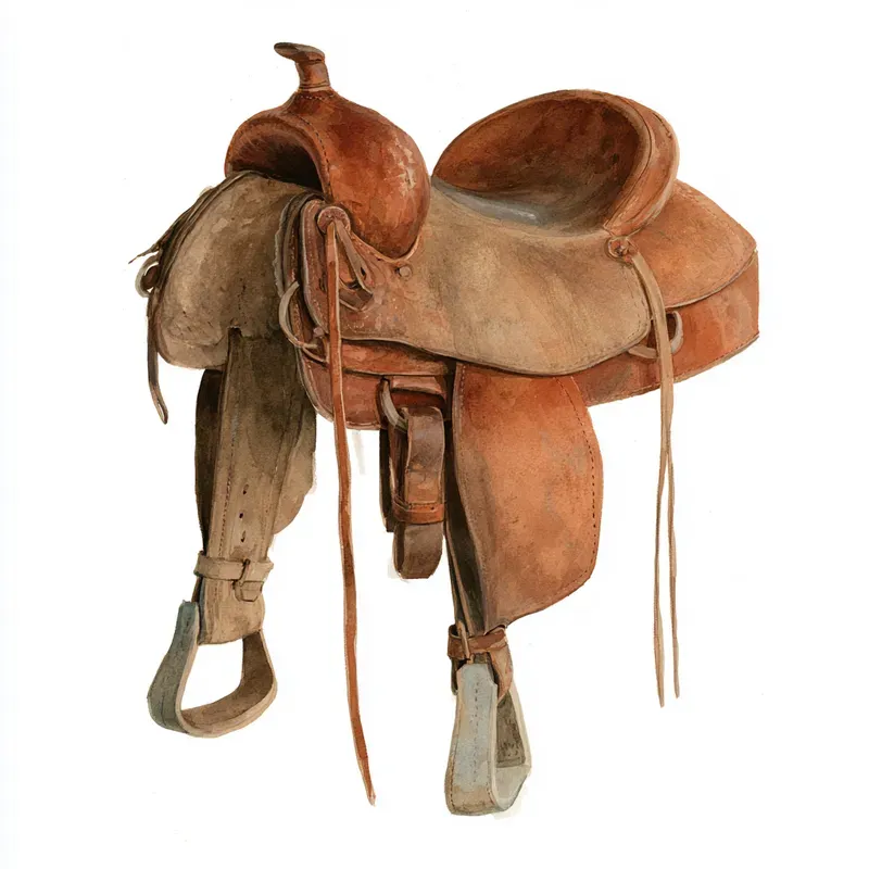 Rustic Cowgirl Ranch Accessories Clipart