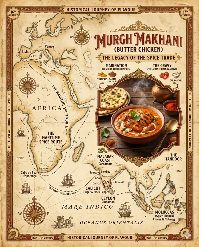 Spice Route Food Infographics