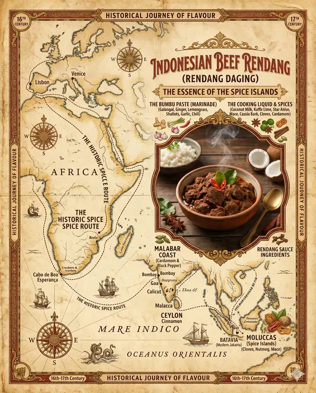 Spice Route Food Infographics