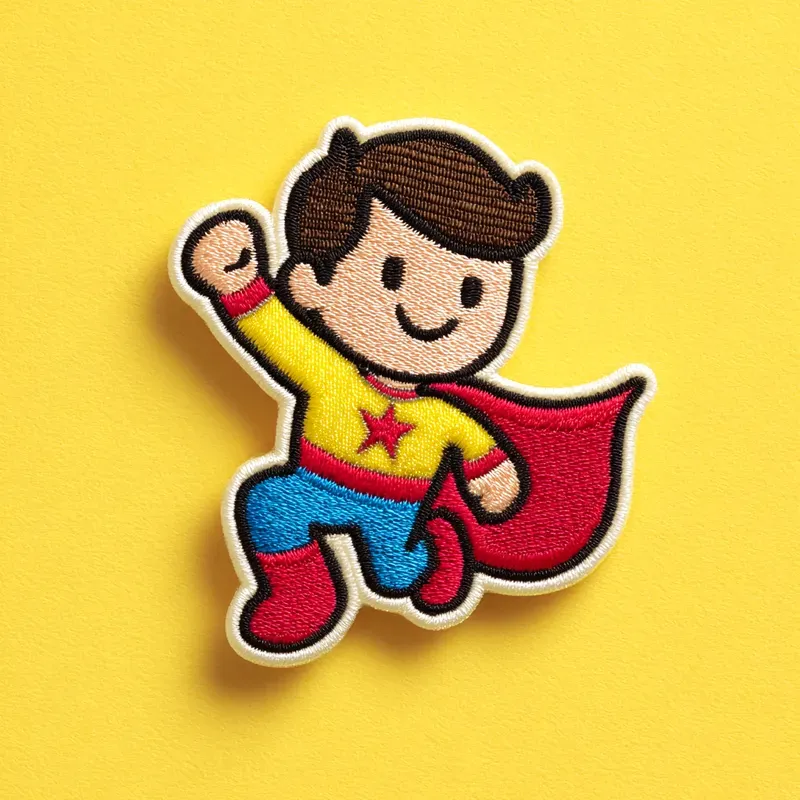 Cute Embroidered Patch Stickers For Kids