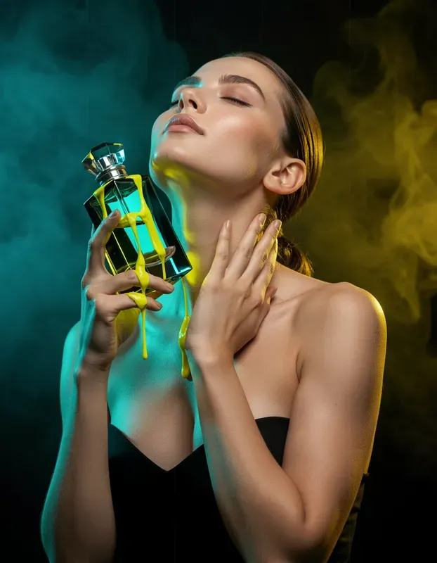 Cyberpunk Neon Luxury Fragrances