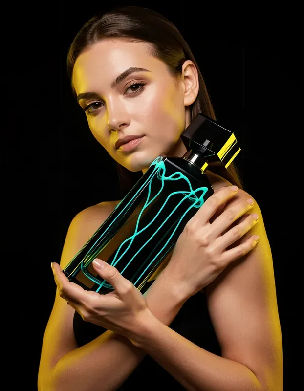 Cyberpunk Neon Luxury Fragrances