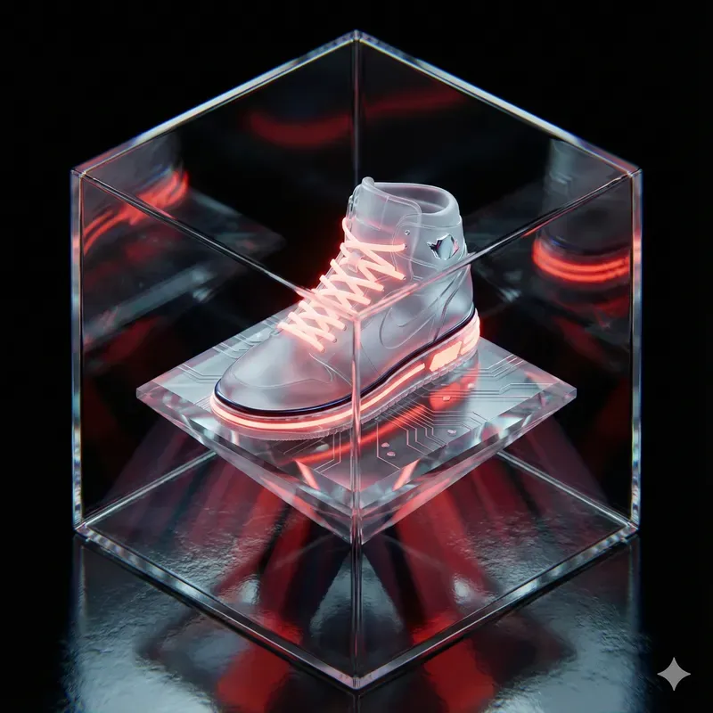 3 Isometric Neon Glass Microworlds
