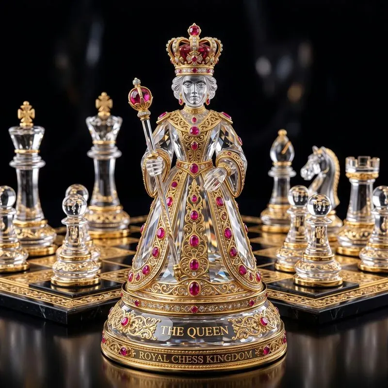 Luxury Crystal Chess Kingdom Creators
