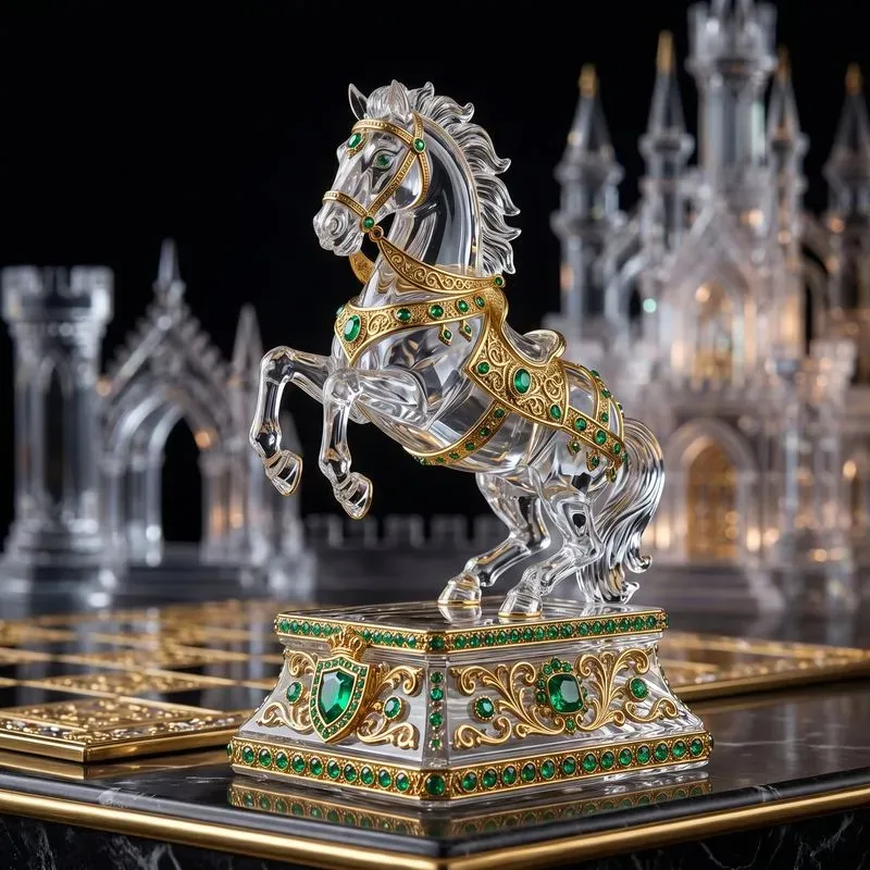 Luxury Crystal Chess Kingdom Creators