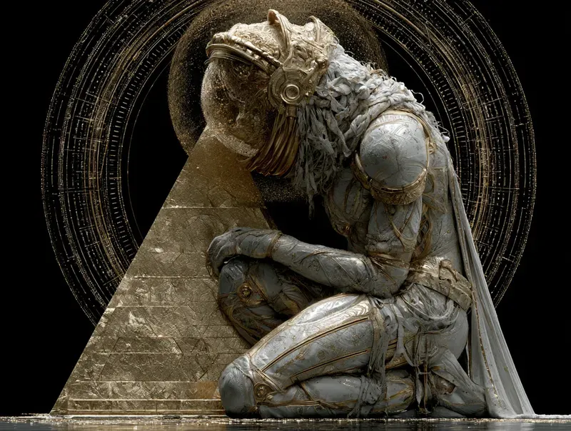 Cosmic Divine Alien Collages