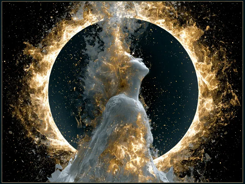 Cosmic Divine Alien Collages