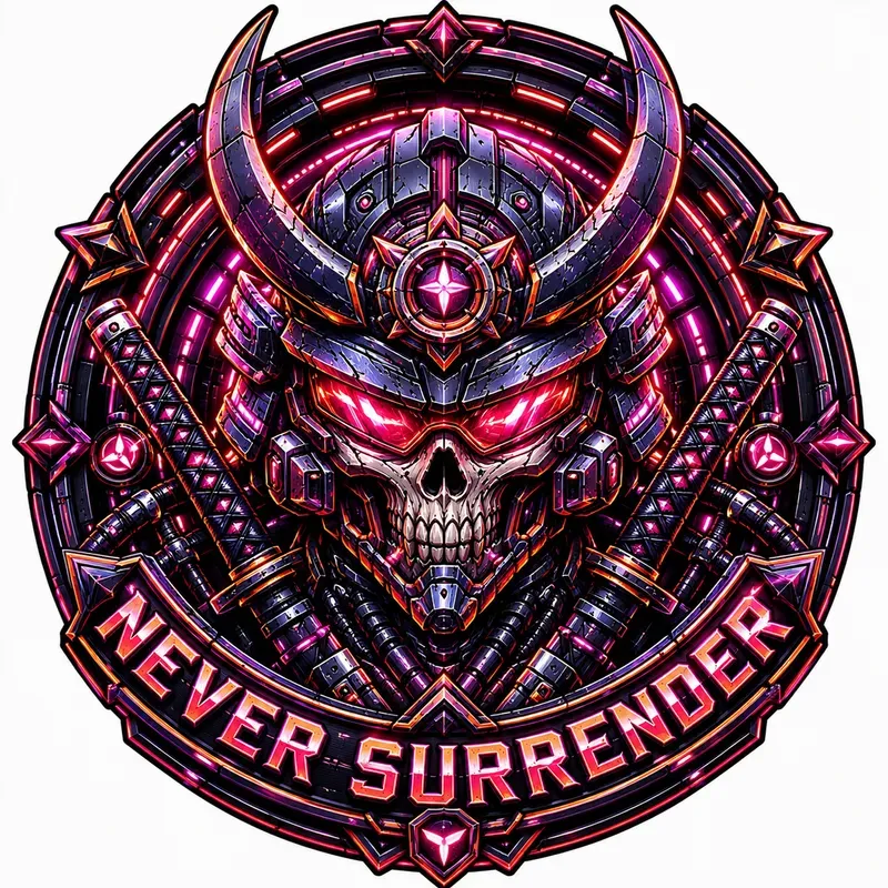 Epic Mythical Emblem Typography