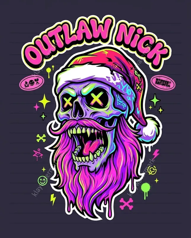 Y2k Streetwear Christmas Vectors