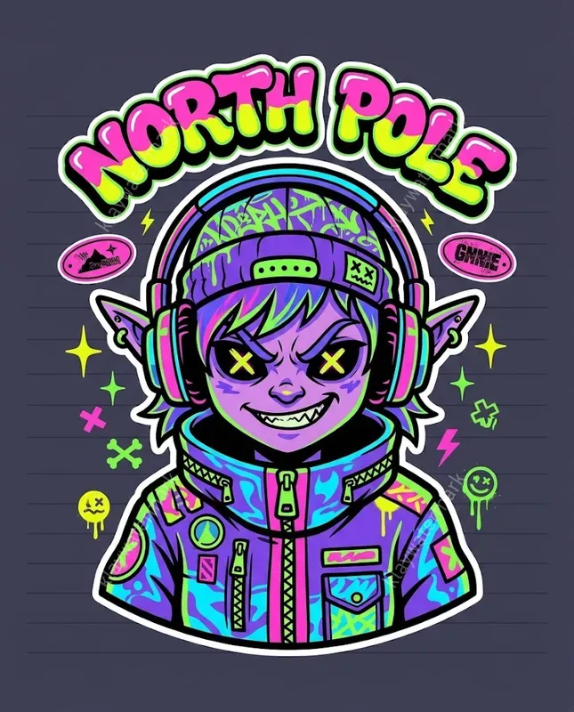 Y2k Streetwear Christmas Vectors