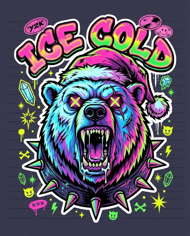 Y2k Streetwear Christmas Vectors