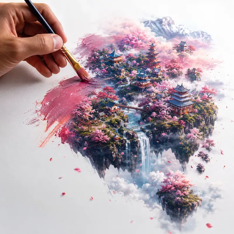Painted Worlds Illusions