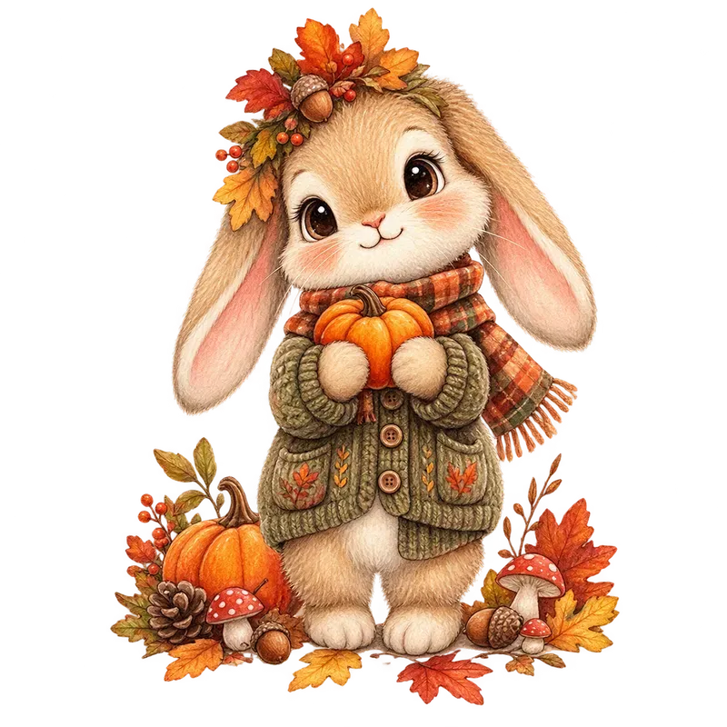 Cute Autumn Storybook Characters