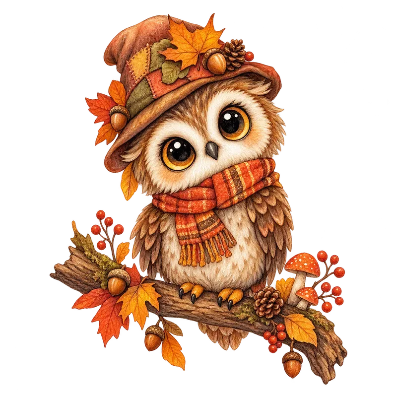 Cute Autumn Storybook Characters