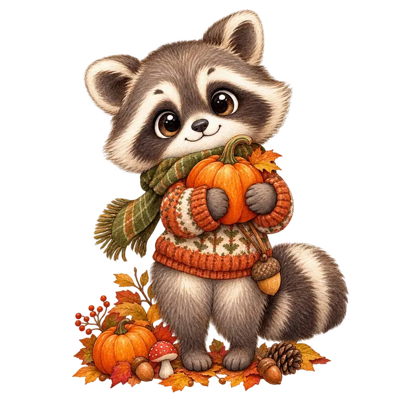 Cute Autumn Storybook Characters