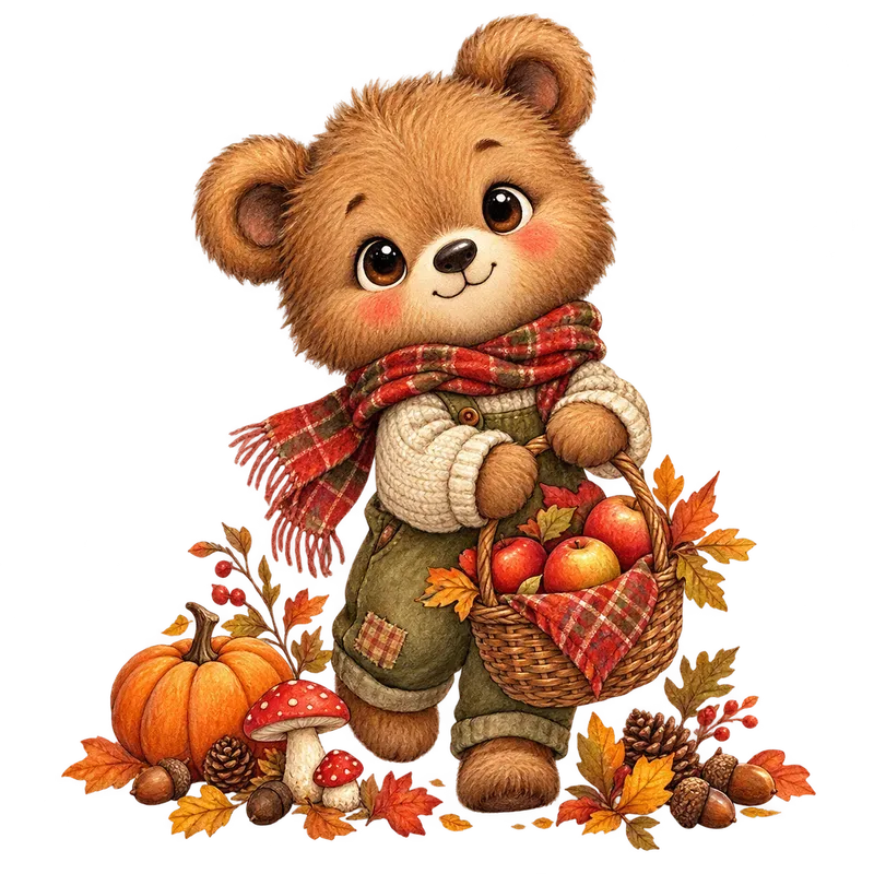 Cute Autumn Storybook Characters