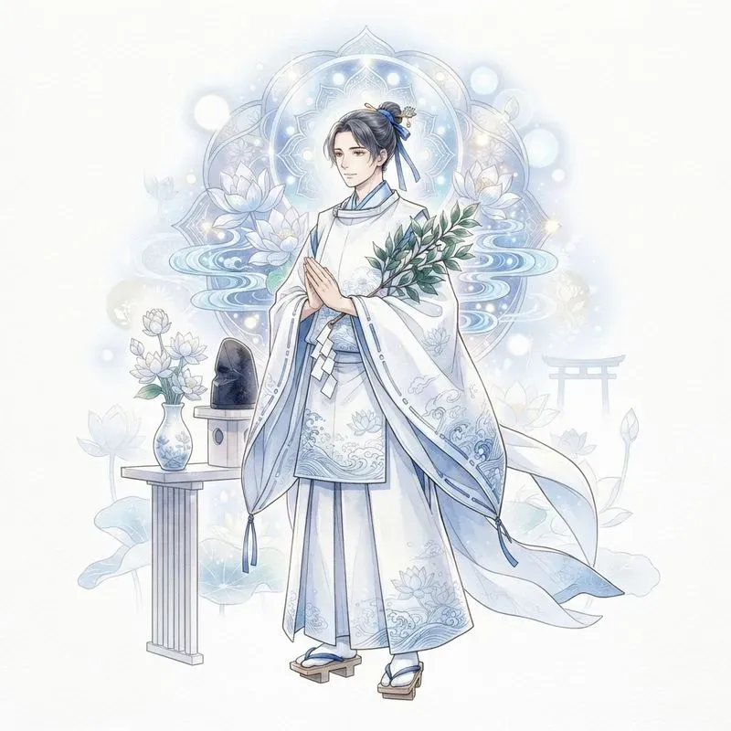 Celestial Serenity Japanese Illustratives