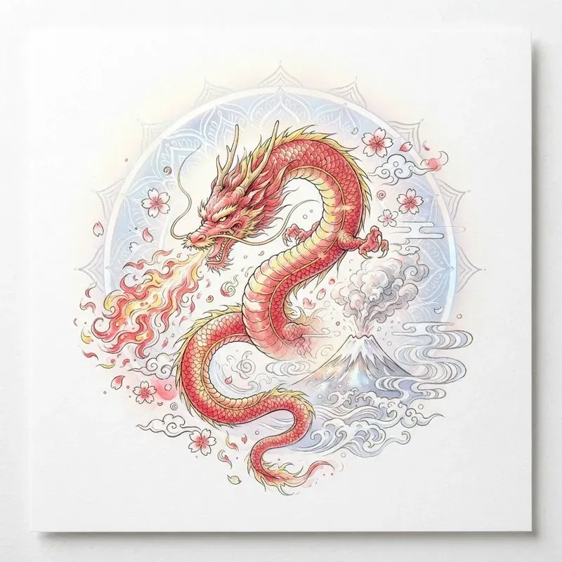 Celestial Serenity Japanese Illustratives