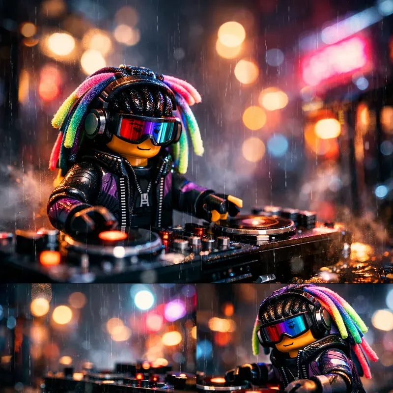 Cinematic Lego Rhythm Scenes