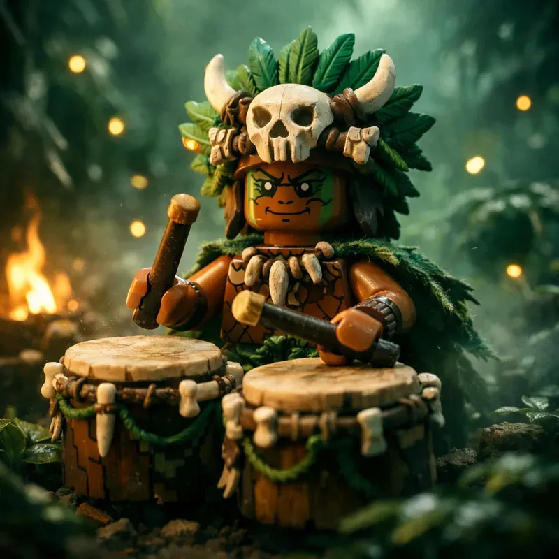 Cinematic Lego Rhythm Scenes