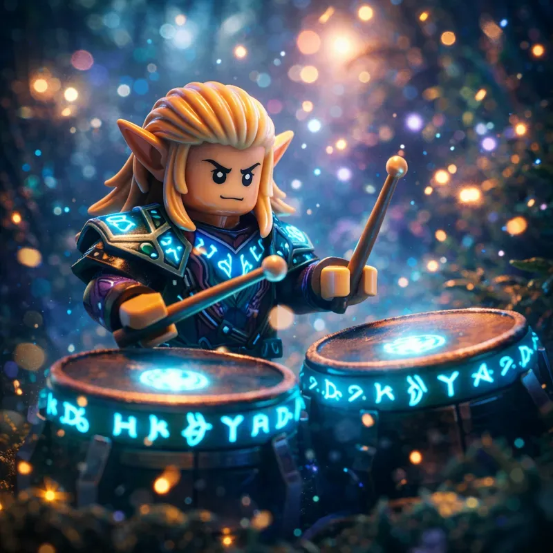 Cinematic Lego Rhythm Scenes