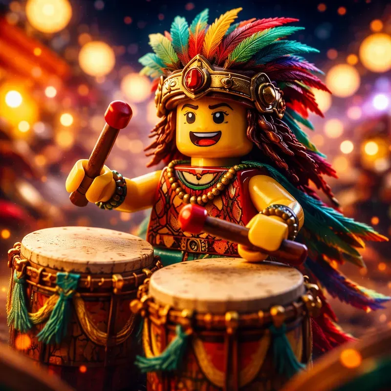 Cinematic Lego Rhythm Scenes