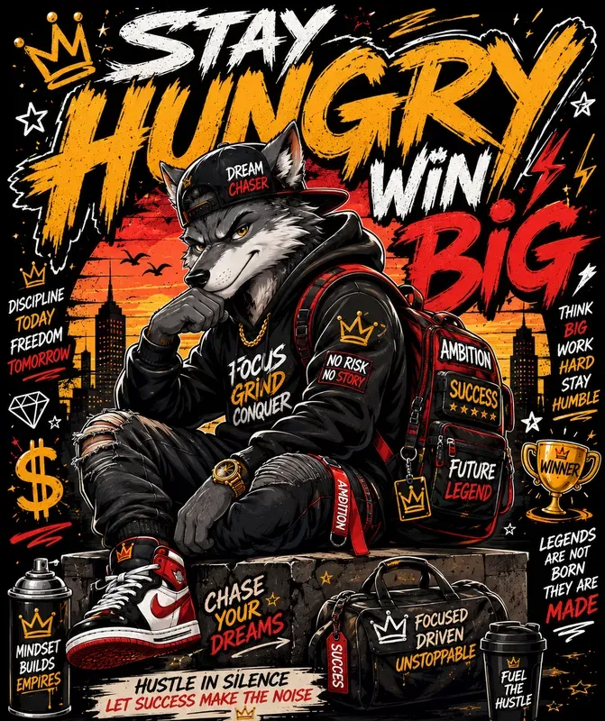 Urban Hustle Mascot Tshirts