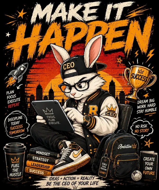 Urban Hustle Mascot Tshirts