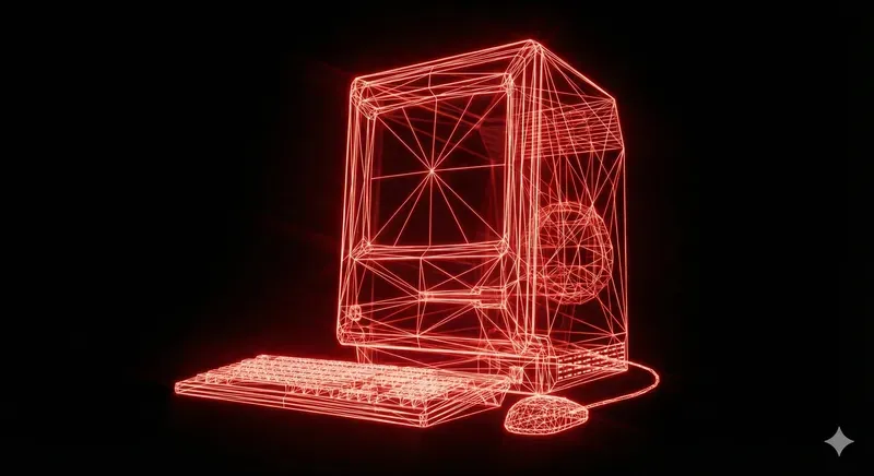 Neon Plexus 3D Wireframes
