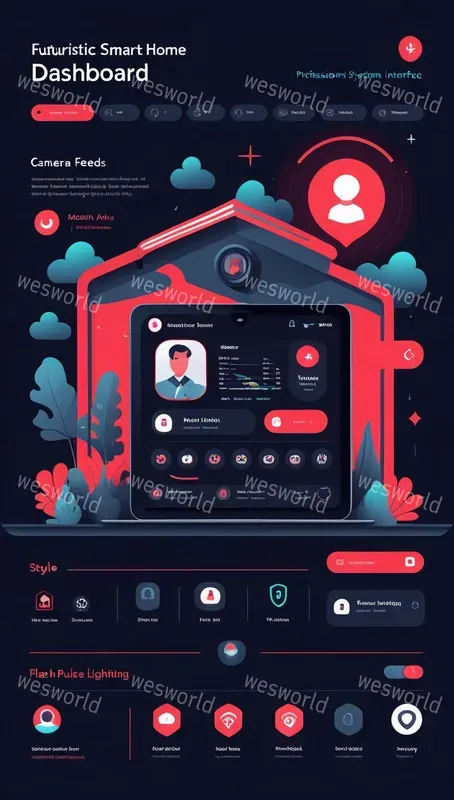 Landing Page Smart Home Dashboards