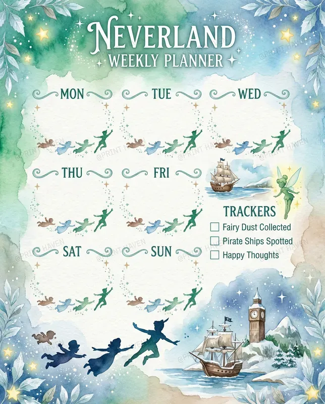 Customizable Weekly Holiday Planners Pro