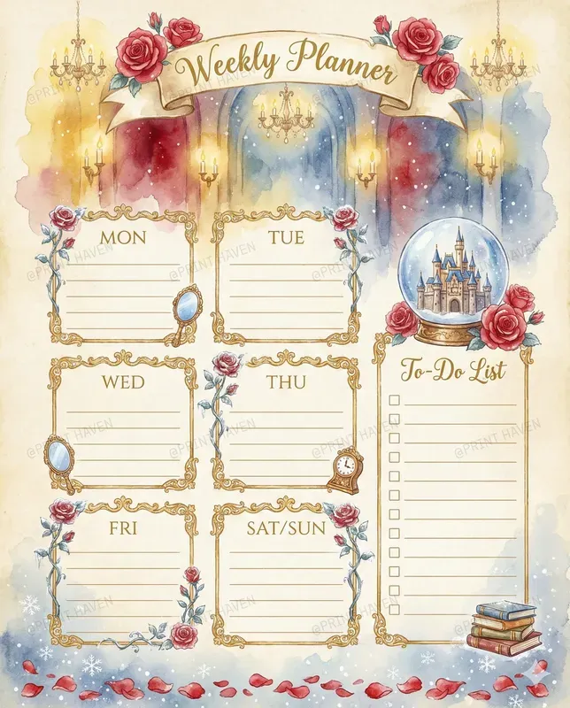 Customizable Weekly Holiday Planners Pro