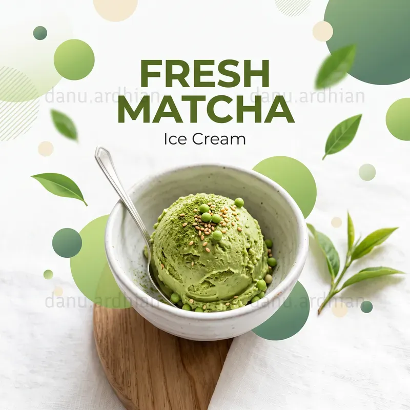 Minimalist Ice Cream Poster Generator
