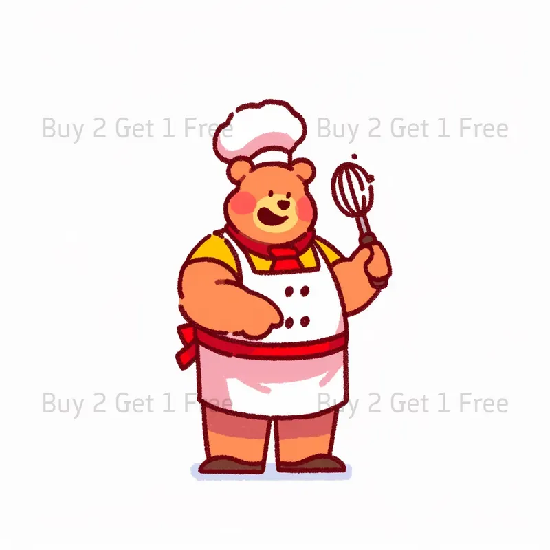 Kawaii Icon Animal Characters Clipart