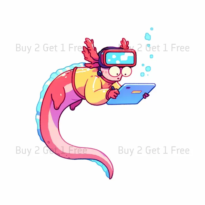 Kawaii Icon Animal Characters Clipart