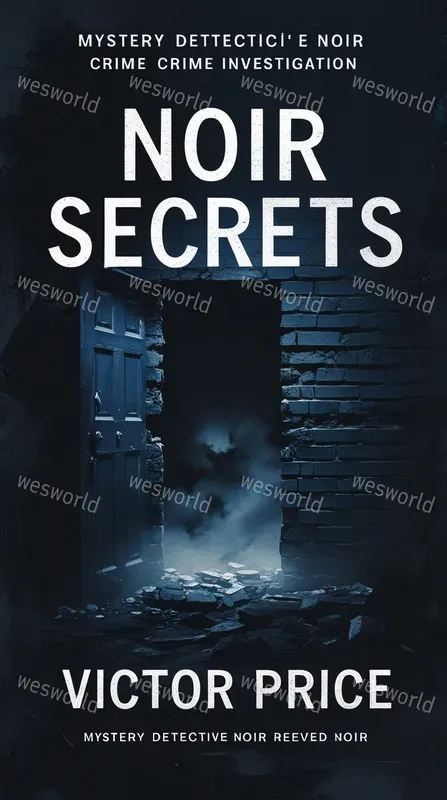 Book Cover Mystery Detective Noir Designs