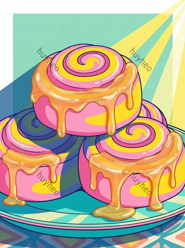 Modern Glossy Popart Illustrations