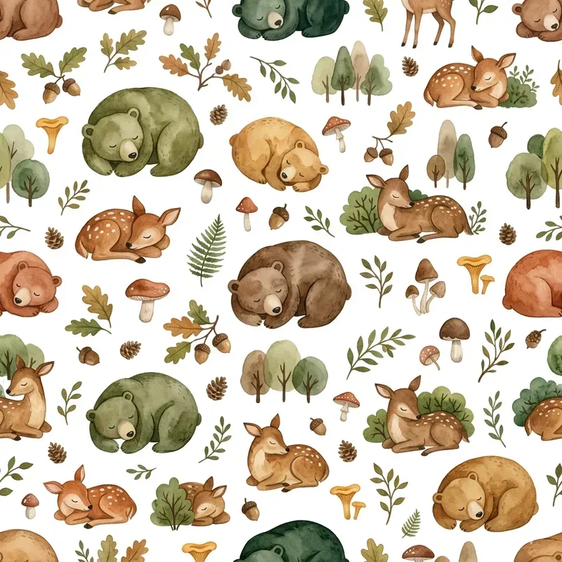 Cute Animals Fabric Generator