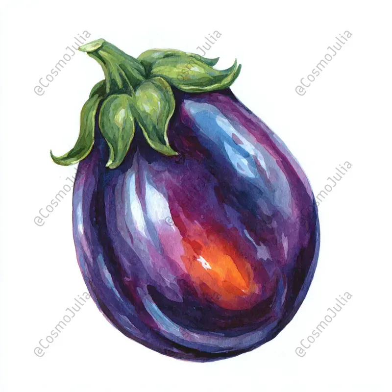 Rustic Garden Harvest Watercolor Clipart