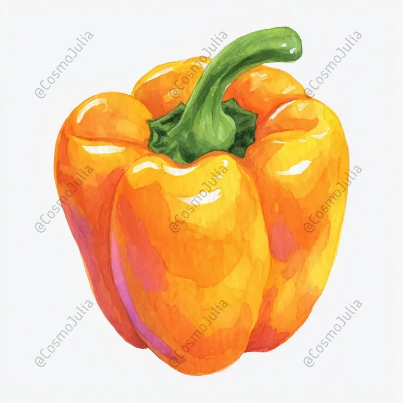 Rustic Garden Harvest Watercolor Clipart