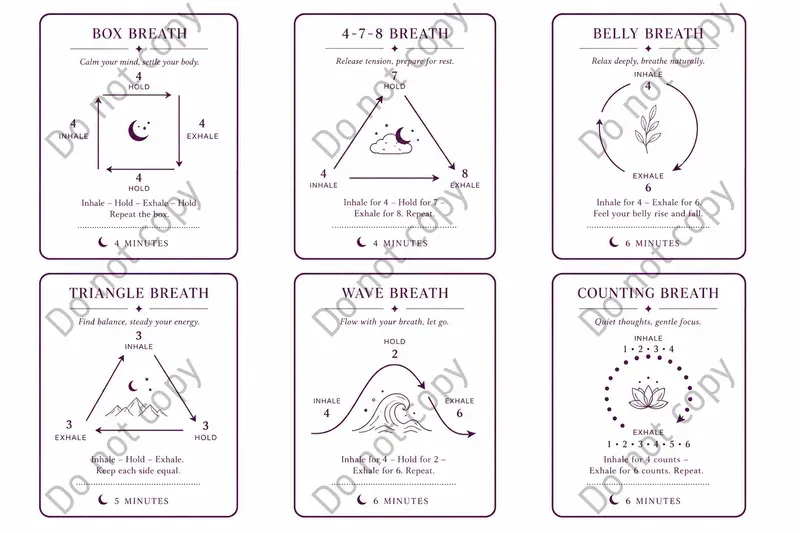 Breathwork Guide Card Sets