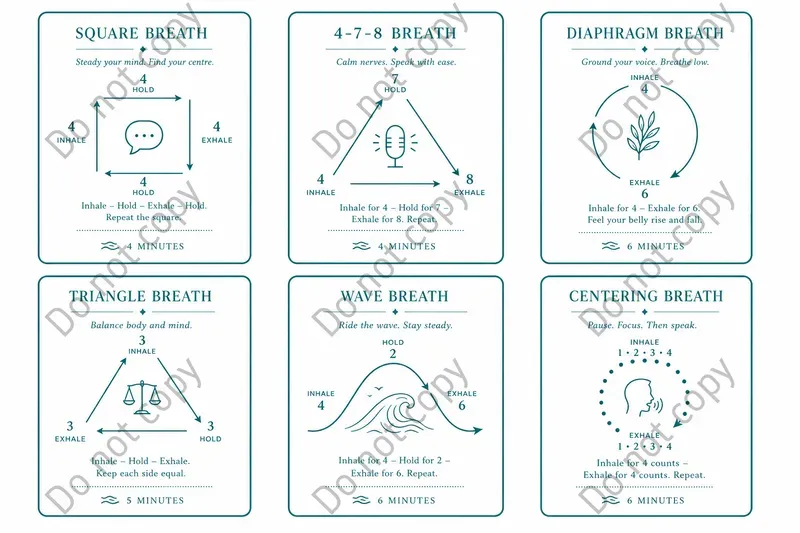 Breathwork Guide Card Sets